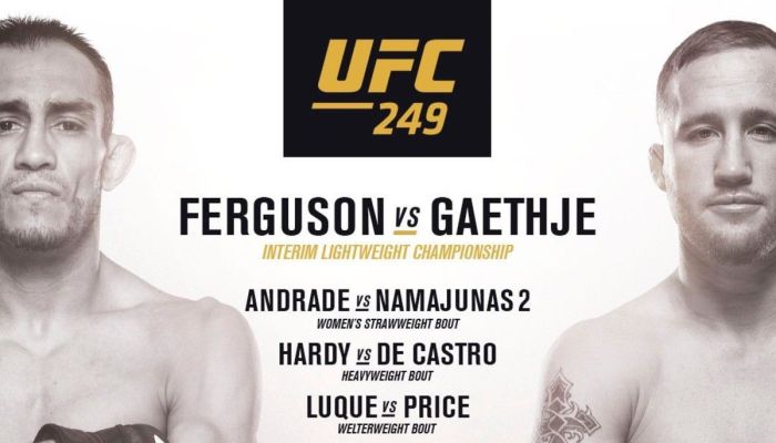 UFC 249. Фергюсон Гэтжи: дата, участники, коэффициенты