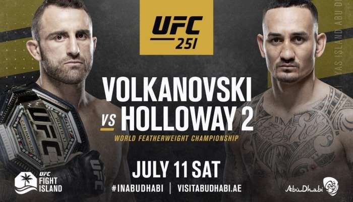 Бокс / ММА. UFC 251. Александр Волкановски - Макс Холлоуэй