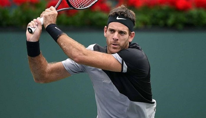 Теннис. Мадрид. ATP. Ласло Дьере - Хуан Мартин Дель Потро