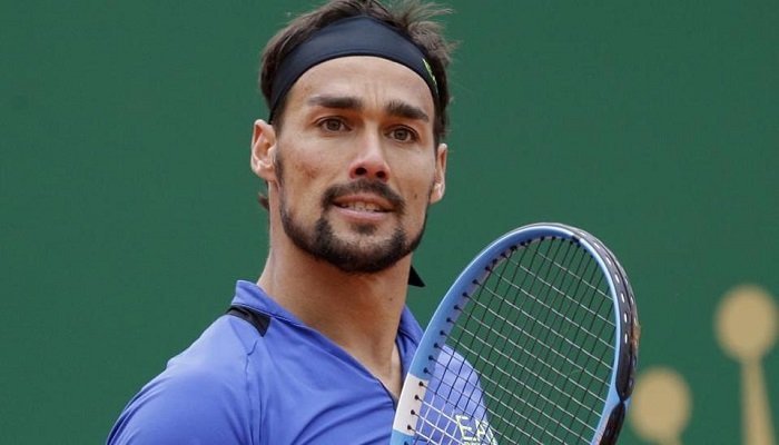 Теннис. Ролан Гаррос. ATP. Фабио Фоньини - Роберто Баутиста-Агут