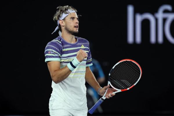 ATP. Australian Open. Доминик Тим - Новак Джокович