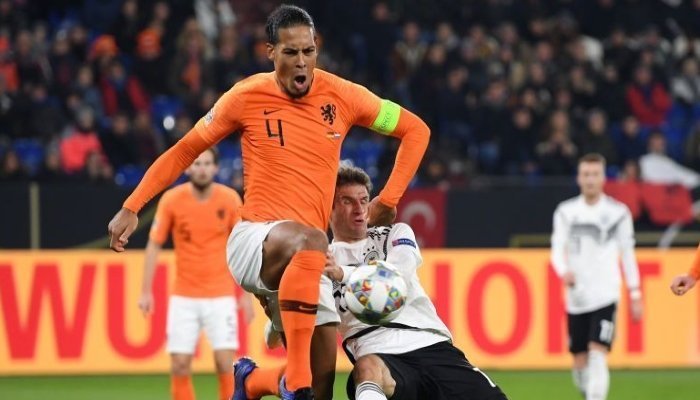 Футбол. Евро-2020. Отборочные матчи. Германия - Нидерланды