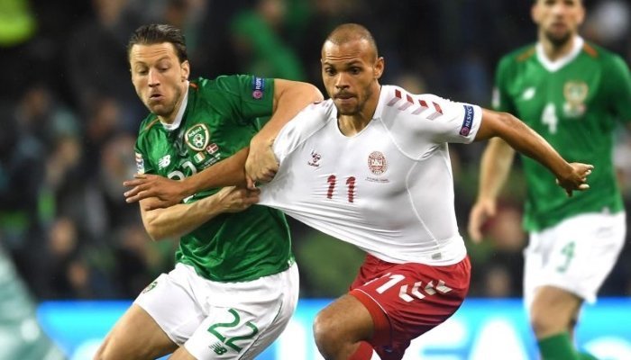 Футбол. Евро-2020. Отборочные матчи. Ирландия - Дания