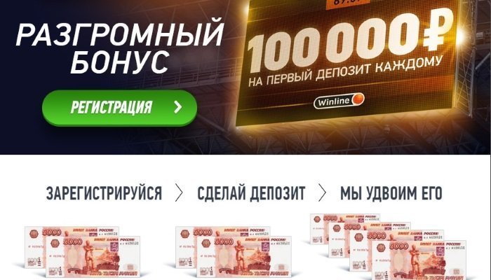 Winline. Приветственный бонус