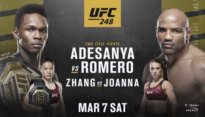 UFC 248: Адесанья vs Ромеро: дата, участники, коэффициенты